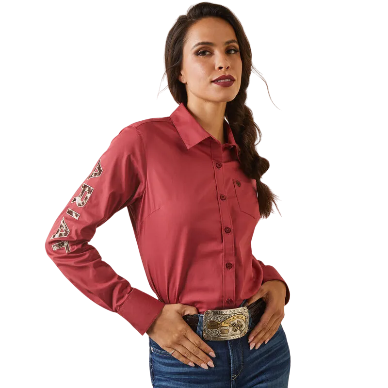 Ariat Women's Clothing Wrinkle Resist Team Kirby Stretch Shirt