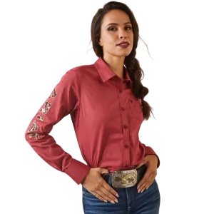 Ariat Women's Clothing Wrinkle Resist Team Kirby Stretch Shirt