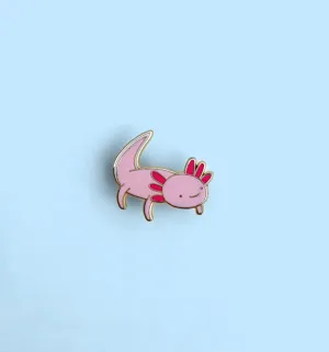 Axolotl Enamel Pin