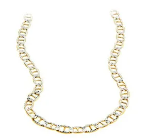 Better Jewelry Mariner Chain Two-Toned 14K Gold over .925 Sterling Silver