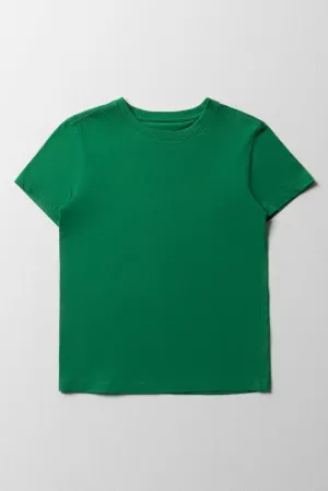 Crew Neck T-Shirt Green