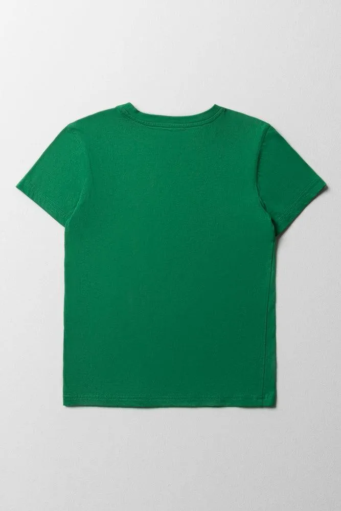 Crew Neck T-Shirt Green