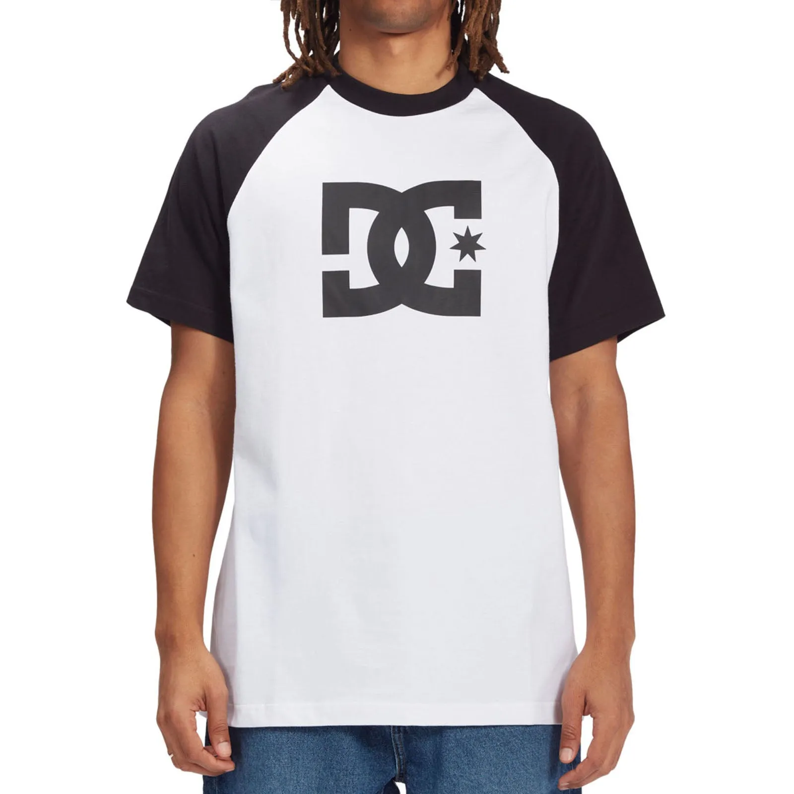 DC Shoes Mens DC Star Raglan Cotton T-Shirt