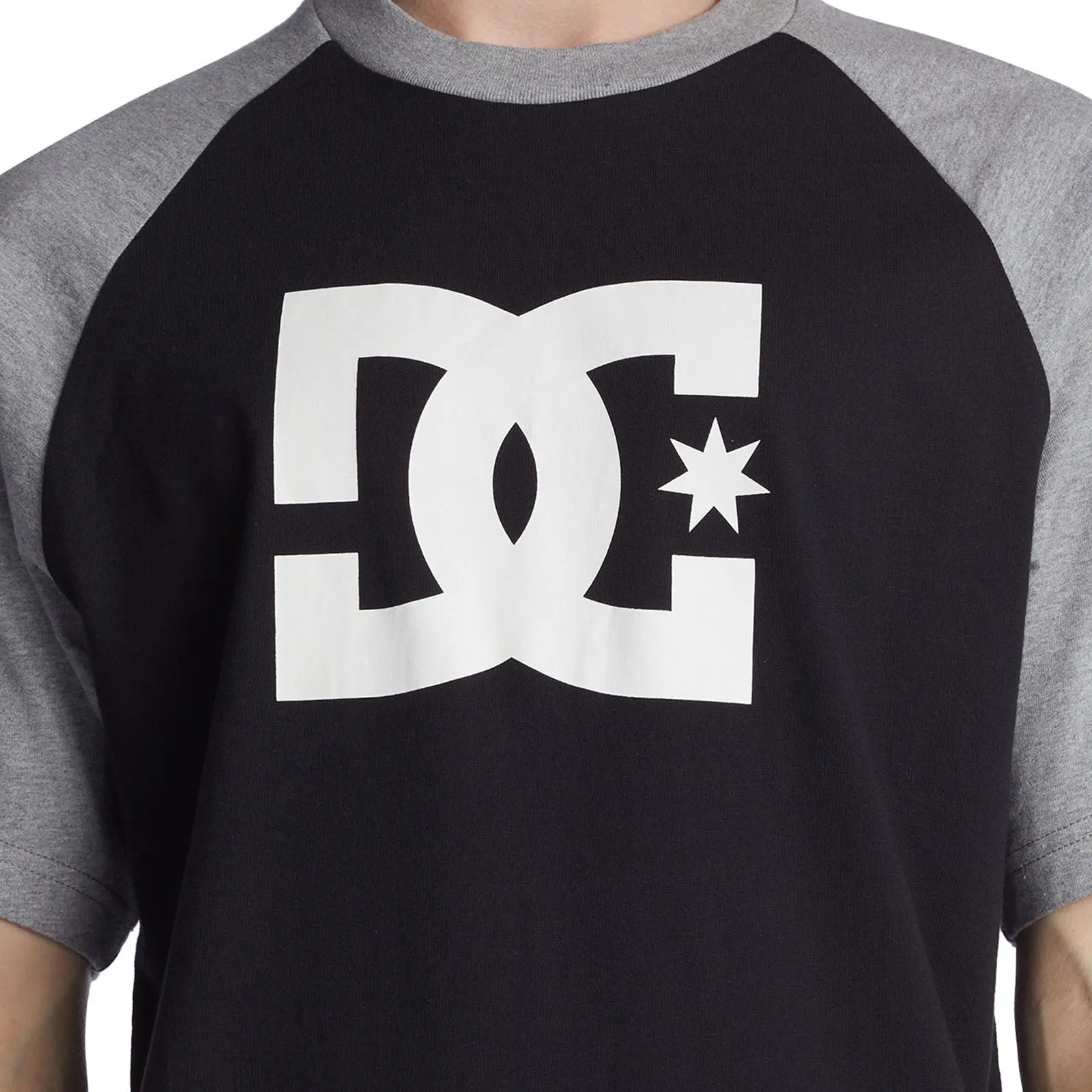 DC Shoes Mens DC Star Raglan Cotton T-Shirt