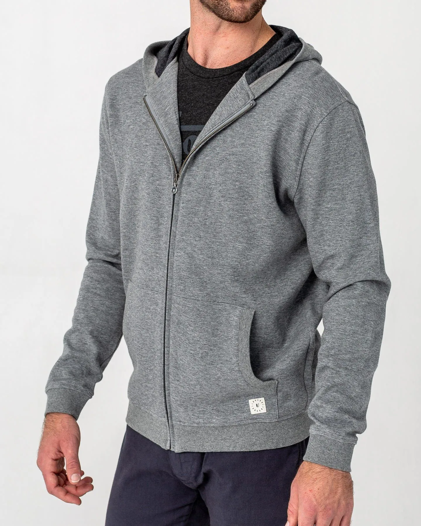 Double-Knit Full-Zip Hoodie