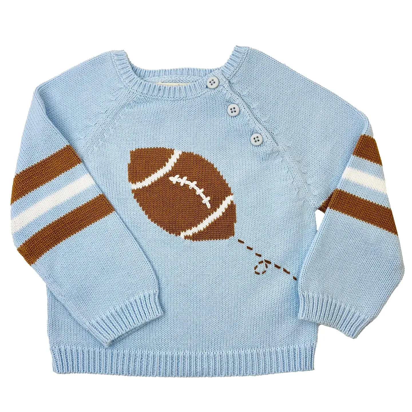 Football Knit Sweater