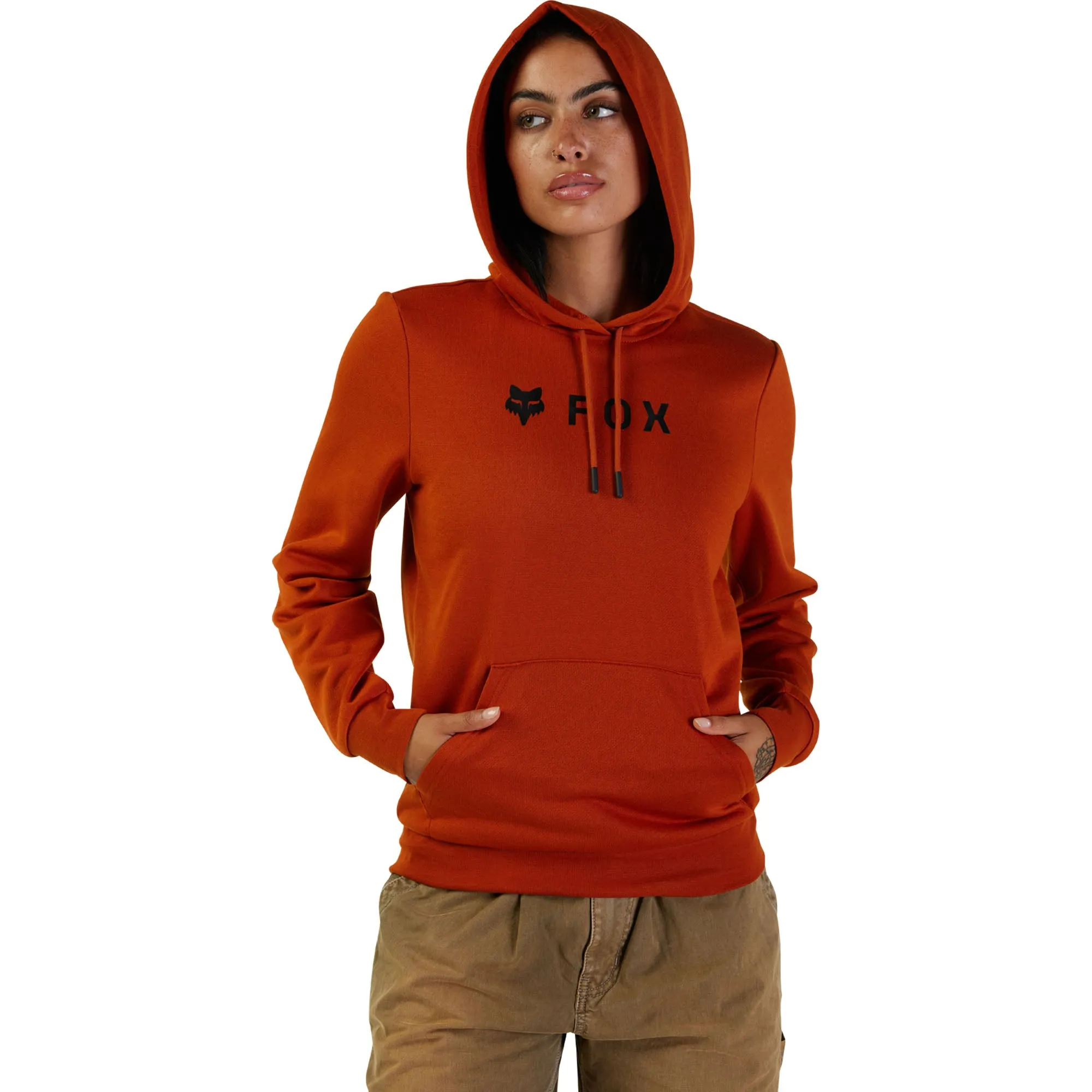 Fox Racing Absolute Fleece Pullover Hoodie Burnt Orange