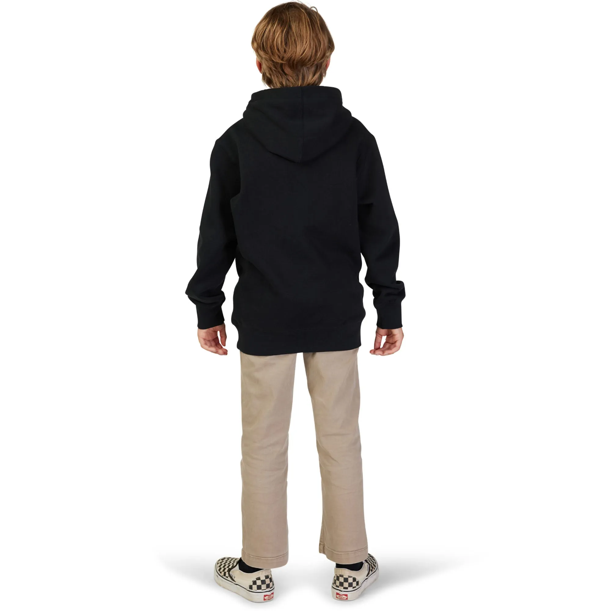 Fox Racing  Youth Optical Fleece Pullover Hoodie Sweatshirt Lightweight Black