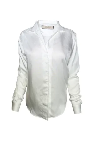 Hidden Button Blouse 7995 | Ivory