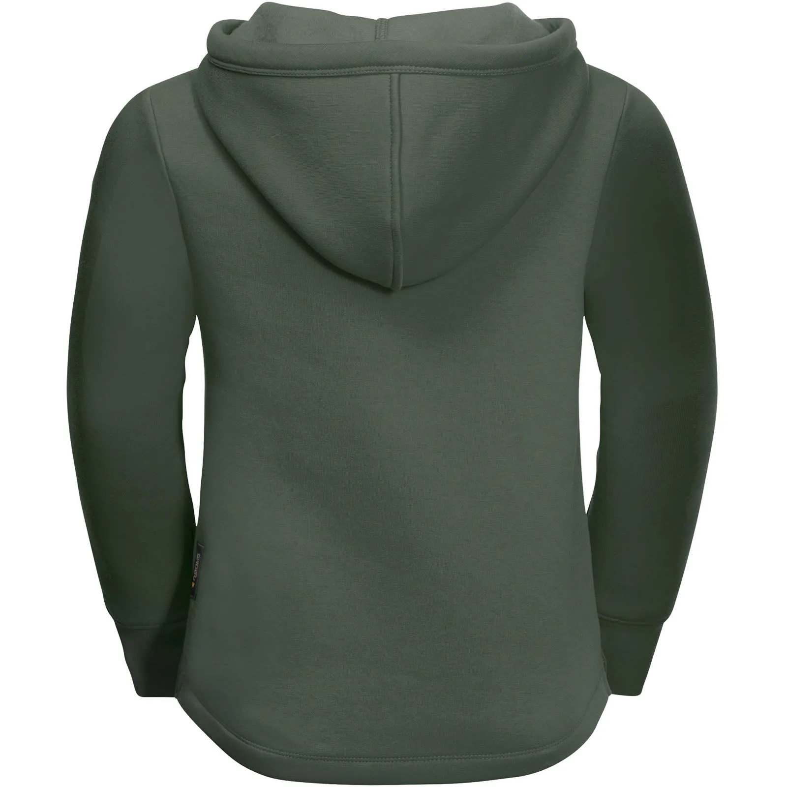 Jack Wolfskin Kids Brand Cotton Pullover Hoodie - Thyme Green