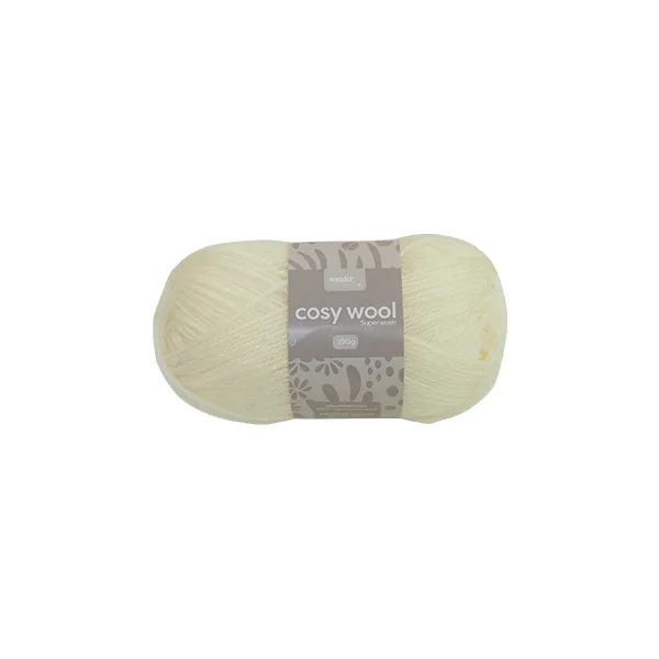 Lincraft Cosy Wool Crochet & Knitting Yarn 8ply, 100g Wool Yarn