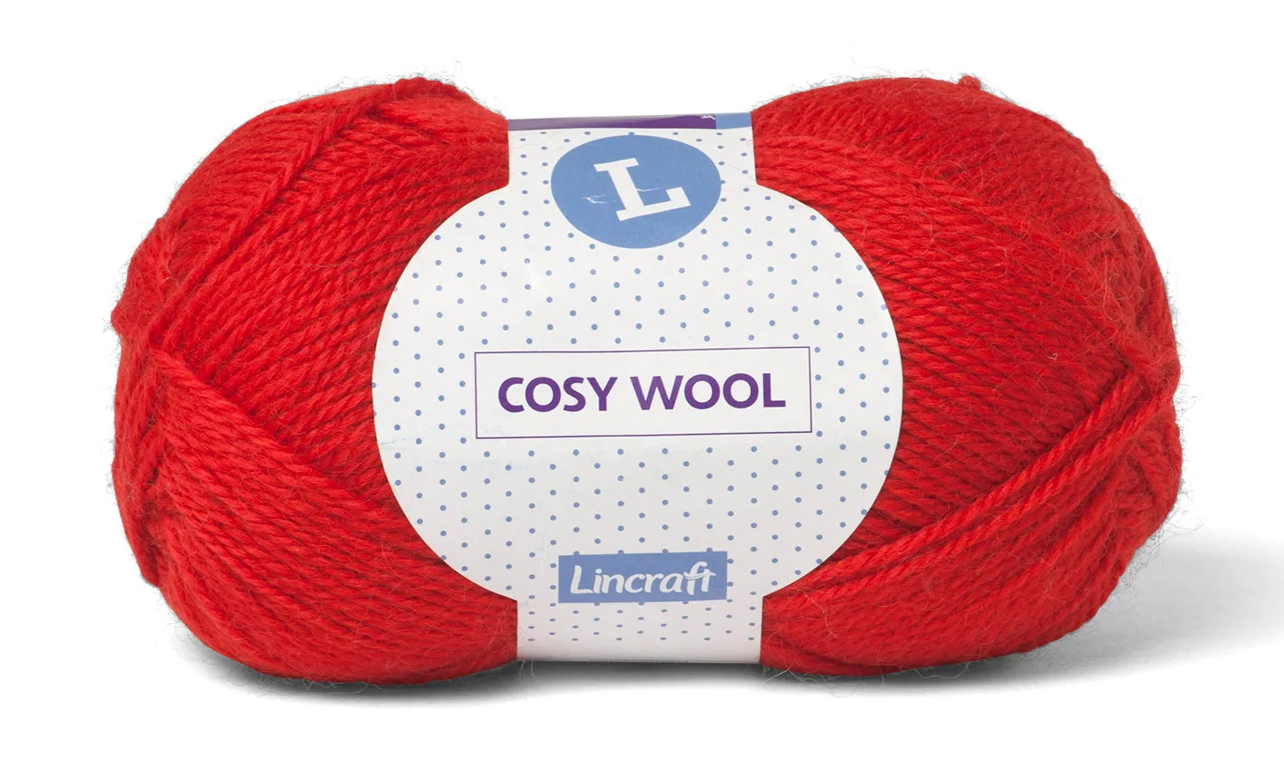 Lincraft Cosy Wool Crochet & Knitting Yarn 8ply, 100g Wool Yarn