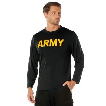 Long Sleeve Army PT Shirt