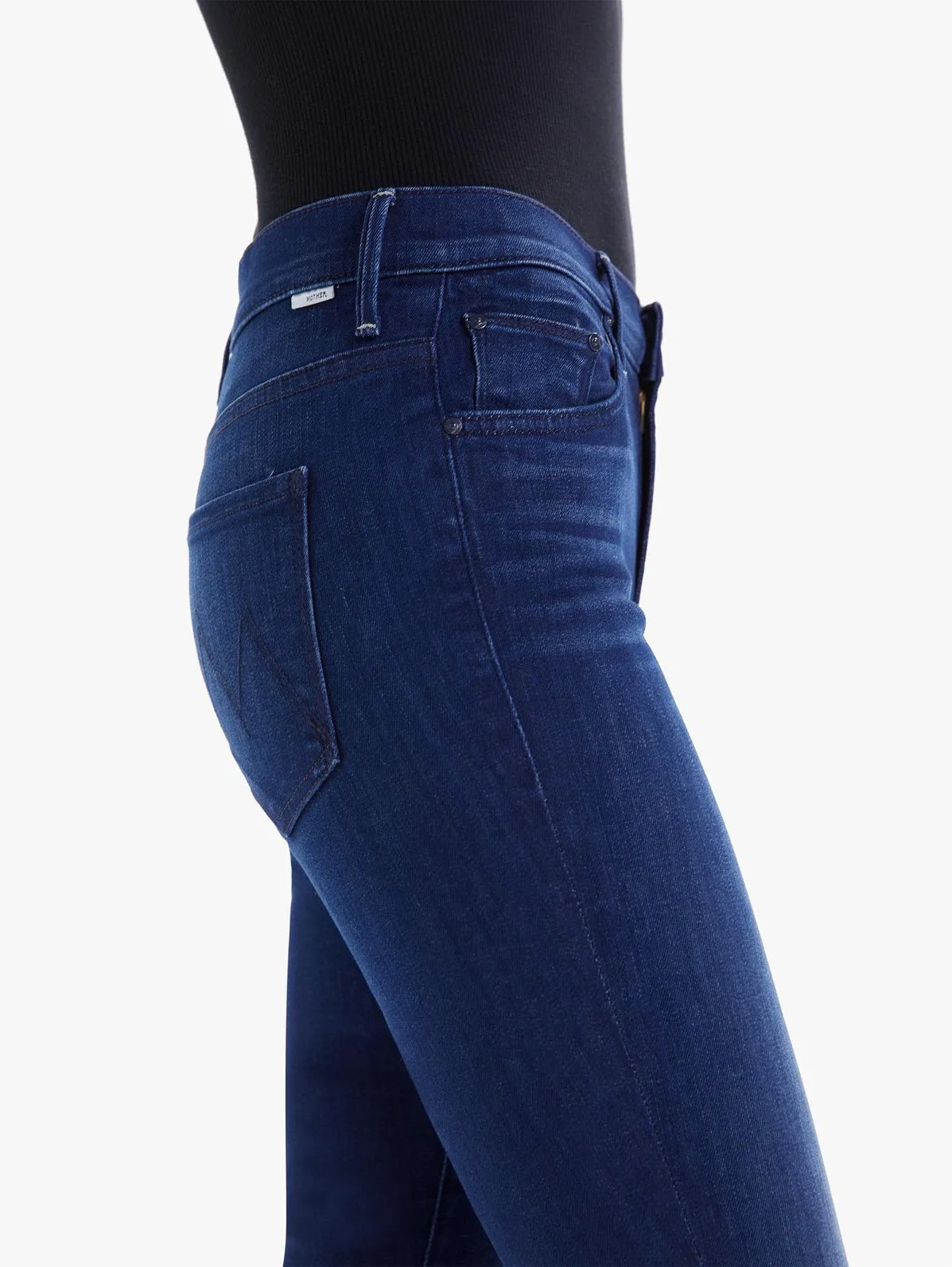 Mother Denim - The Insider Ankle Bootcut Jeans in Cross Your Fingers