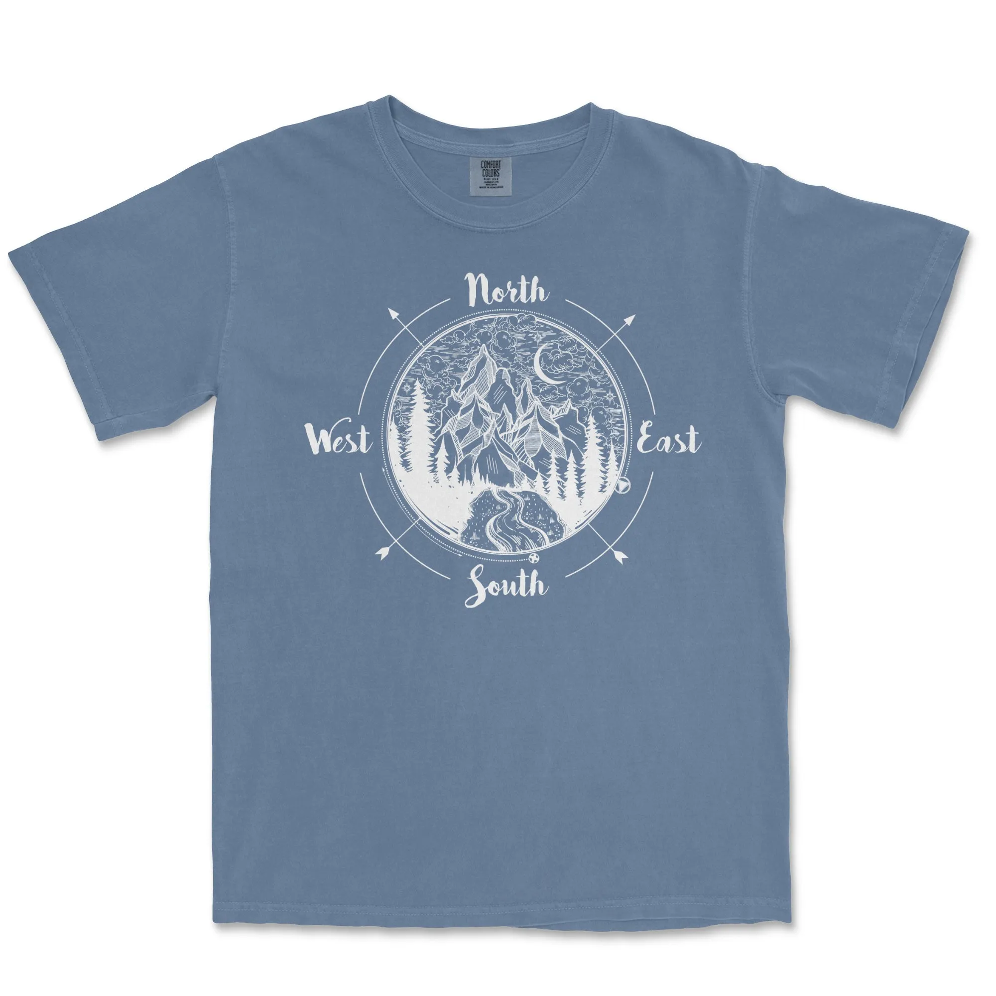 National Park Compass Adventure Comfort Colors T Shirt