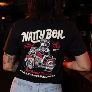 Natty Boh on a Motorcycle (Black) / Shirt