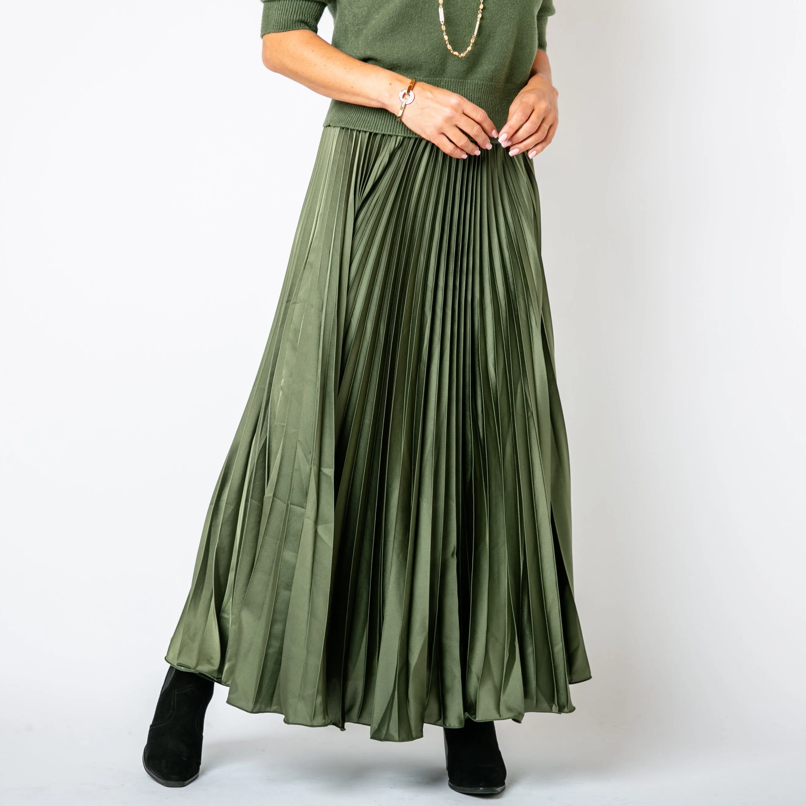 Pleated Cocktail Skirt