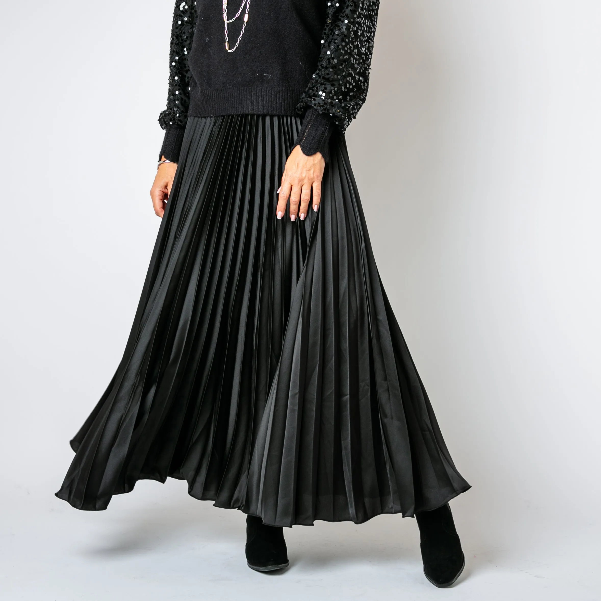 Pleated Cocktail Skirt