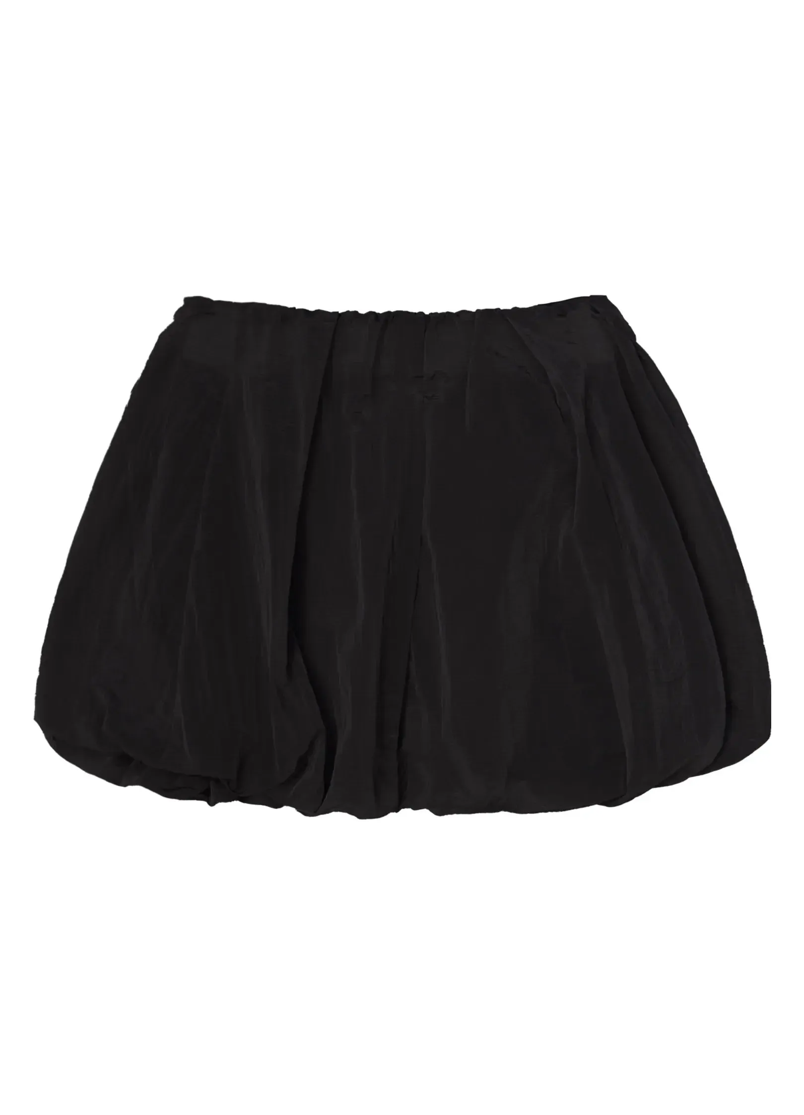 Puff Pleated Mini Skirt