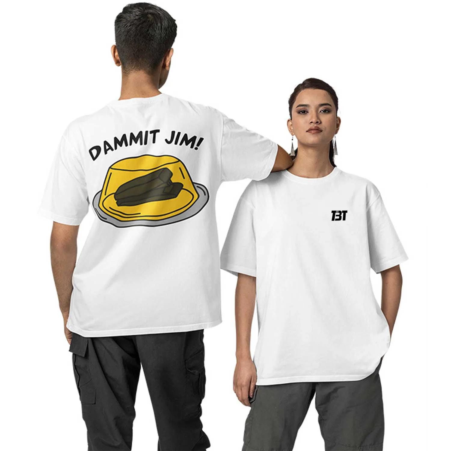 The Office Oversized T shirt - Dammit Jim