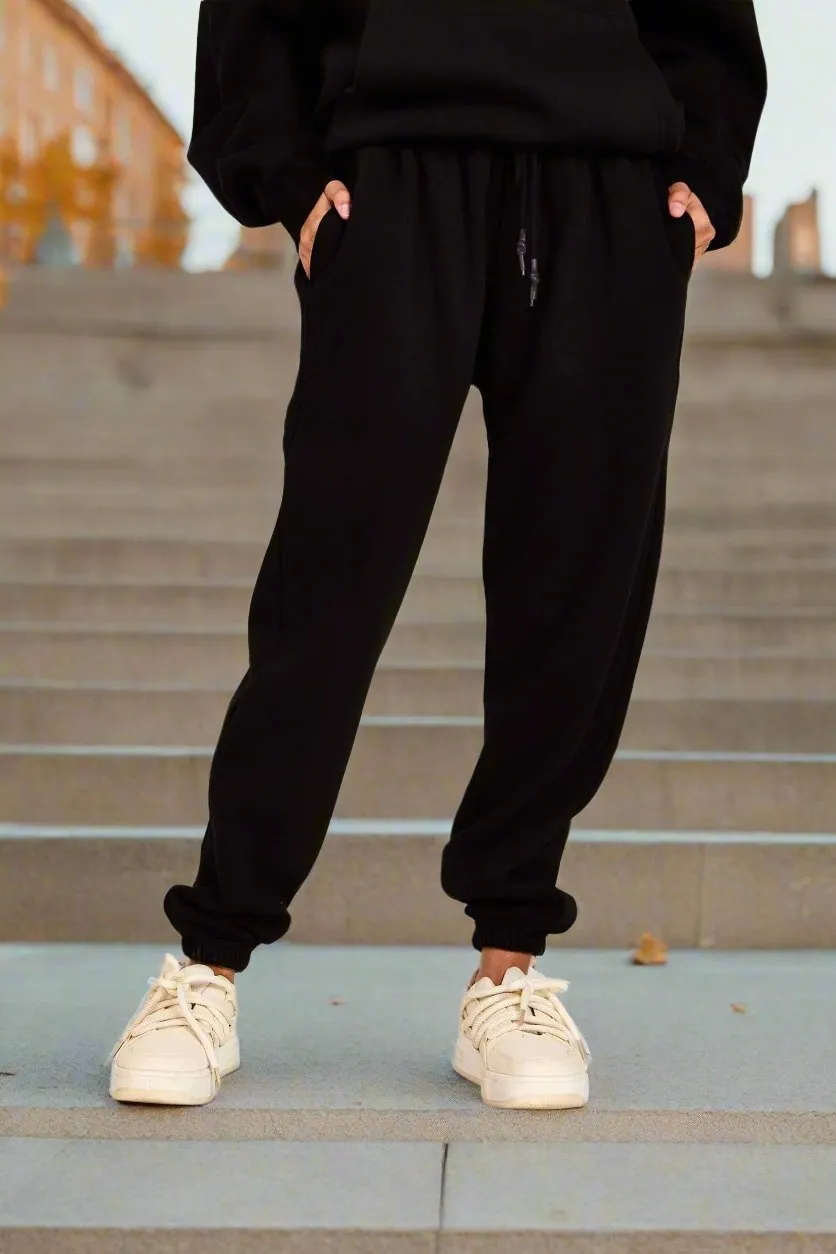 Unisex Loose Fit Sweat Pant With Elastic Cuff