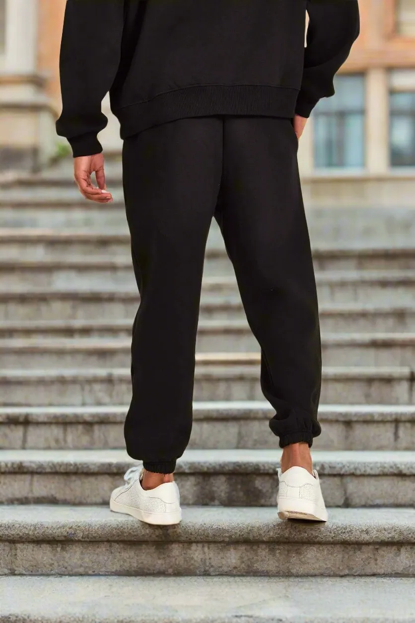 Unisex Loose Fit Sweat Pant With Elastic Cuff