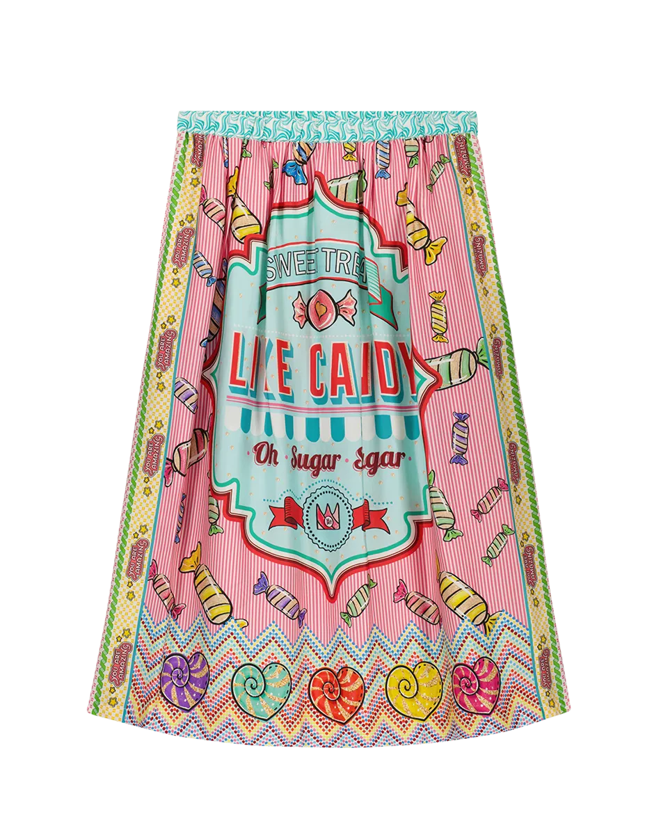 Vanessa Candy Printed Skirt