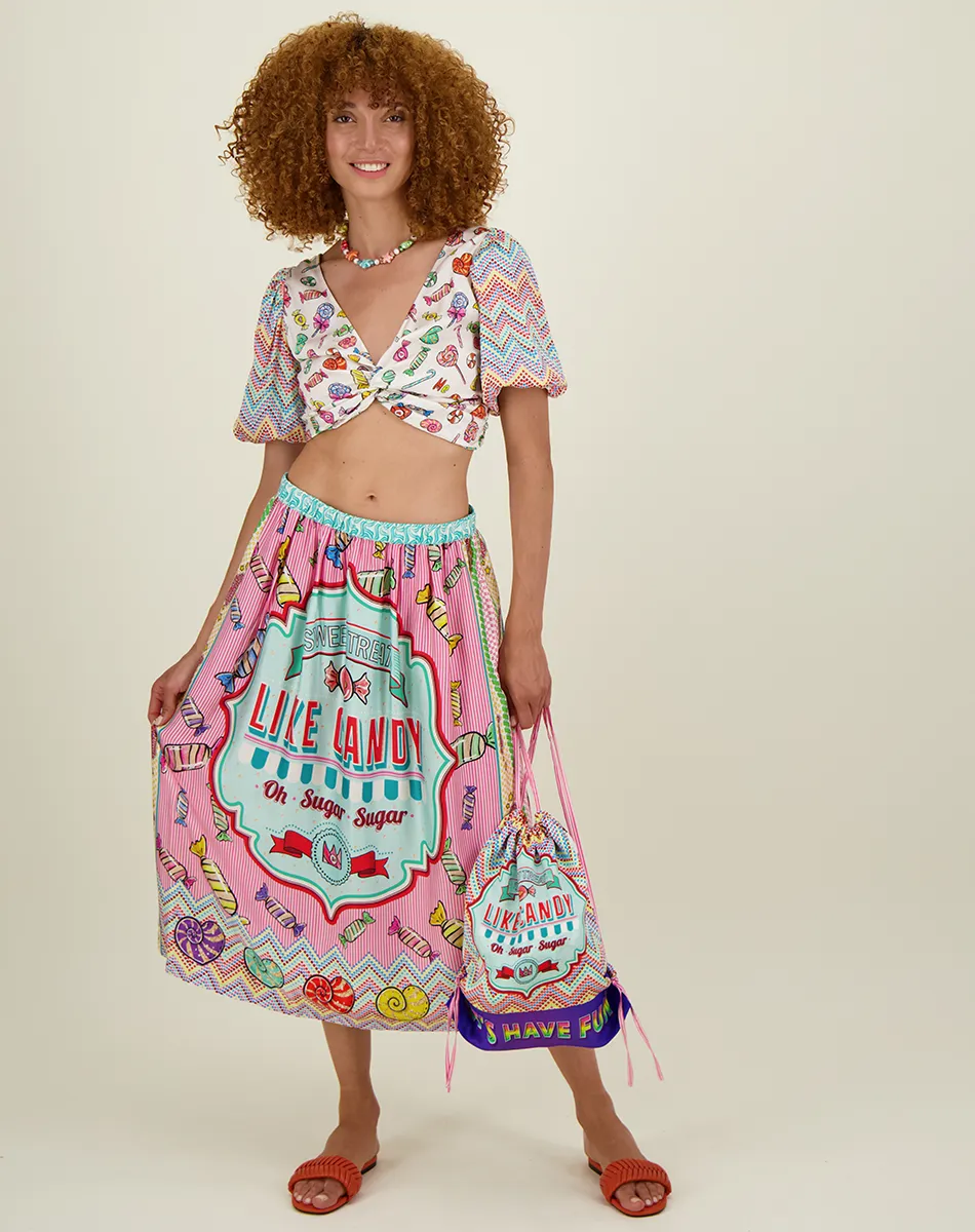 Vanessa Candy Printed Skirt