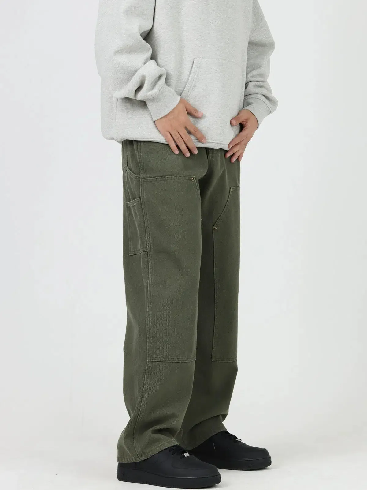 Versatile Straight Cargo Pants