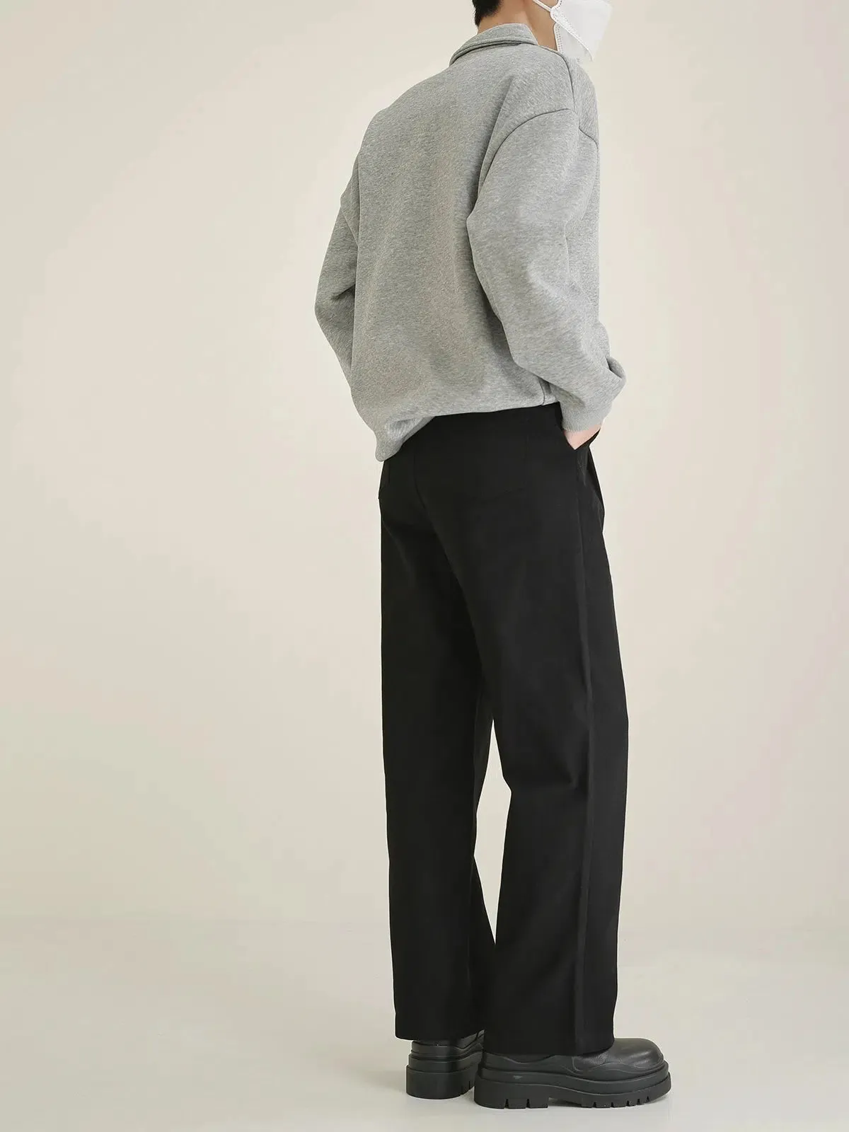 Versatile Straight Casual Suit Pants