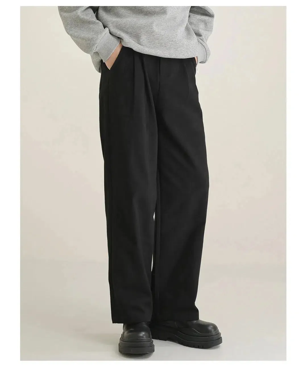 Versatile Straight Casual Suit Pants