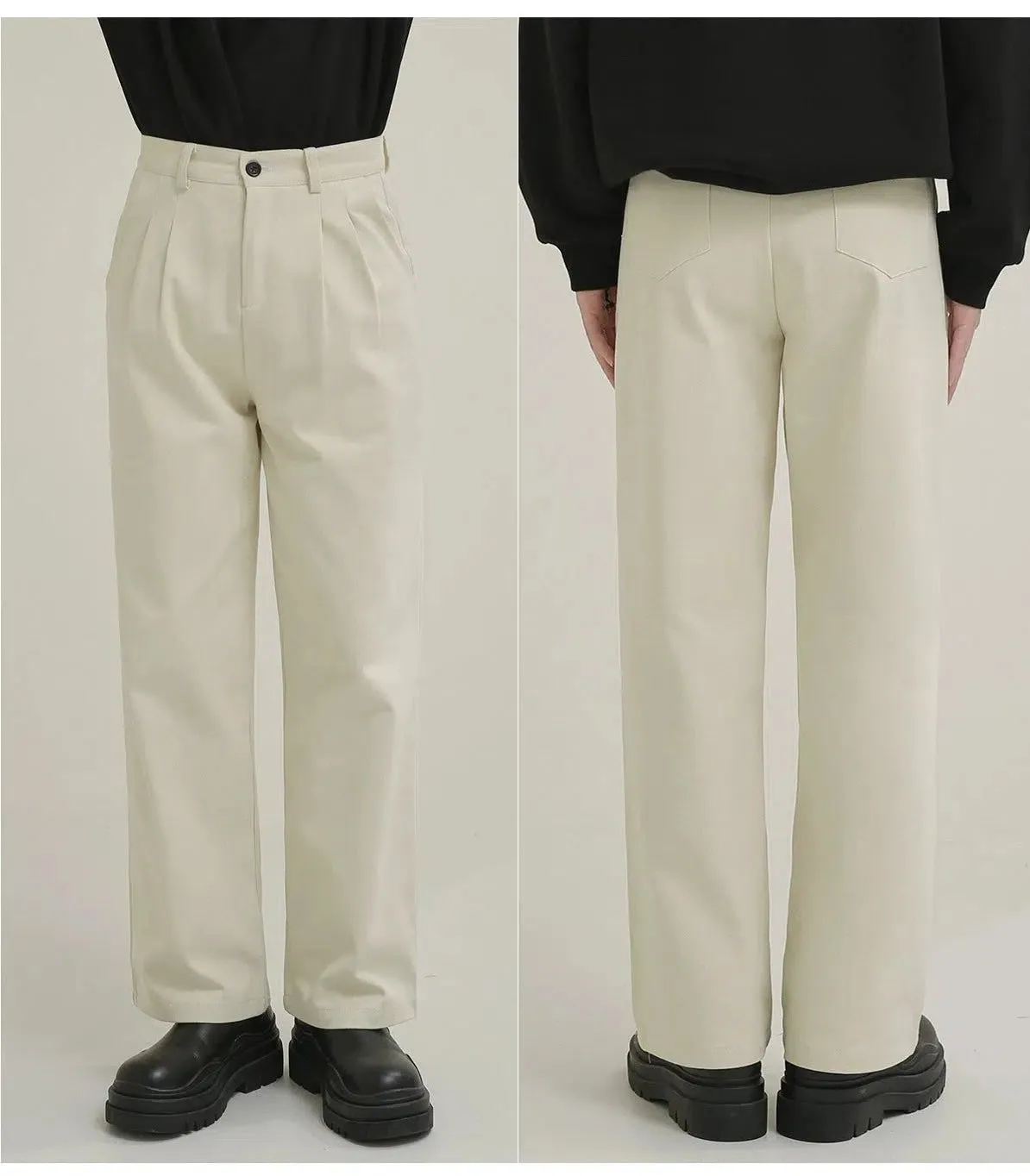 Versatile Straight Casual Suit Pants